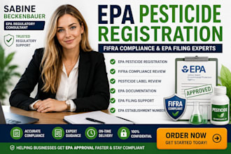 register your pesticide product with epa and ensure fifra compliance