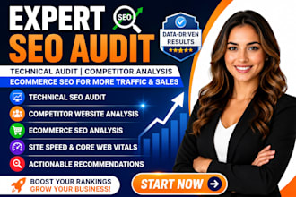 expert SEO technical audit report competitive website analysis ecommerce product