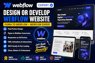 design develop webflow website figma to webflow webflow expert