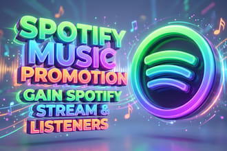 promote spotify music promotion to gain spotify stream and spotify listeners