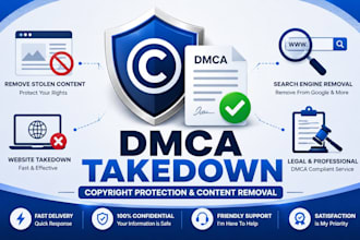 professional dmca takedown and copyright protection services