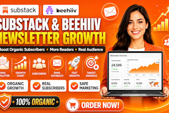 do viral substack page promotion, beehiiv newsletter to boost organic subscriber