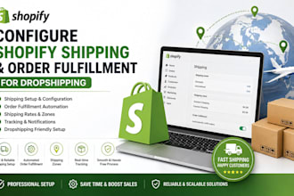configure shopify shipping and order fulfillment for dropshipping