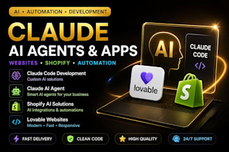 claude website redesign claude agent, lovable dev lovable shopify, claude code