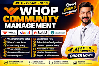 whop community setup whop online course whop membership setup whop store on whop
