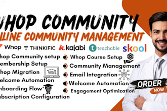 whop community setup whop online course whop membership setup whop store on whop