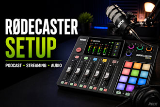 setup your rodecaster duo for podcast and live streaming