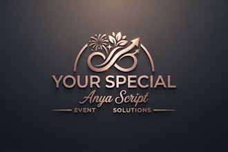 design a modern event logo for your special occasion