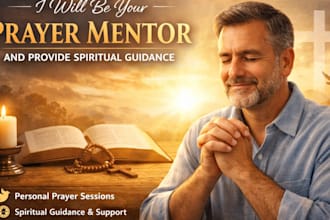 be your prayer mentor and provide spiritual guidance