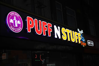 design professional signboard, shop signage and billboard,