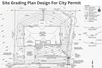 design site grading plans, drainage plans stormwater, site plan, erosion control
