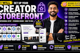 set up your podia stan store beacons kofi gumroad payhip and creator storefront