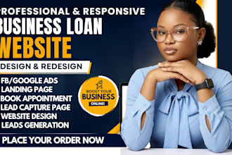 do business loan website business website loan leads mca website wordpress