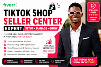 setup and manage usa, uk tiktok shop