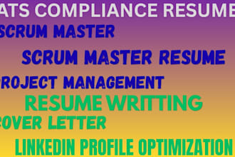 craft scrum master, project management, project manager, agile, resume writing