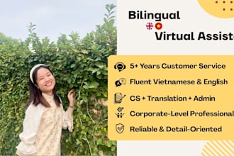 be your bilingual VA for customer service and admin support