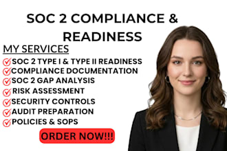 do soc 2 compliance, readiness, soc 2 audit, security compliance, grc consultant