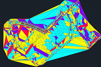 process survey data, lidar elevation and create civil 3d surfaces and contours