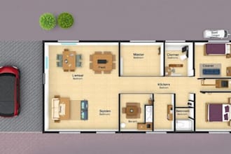 create colored 2d floor plans, real estate floor plans, furniture layouts