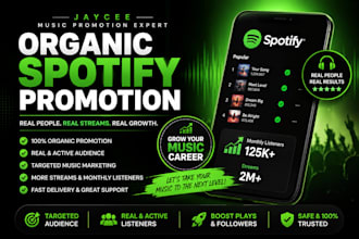 organically promote your spotify song to real listeners