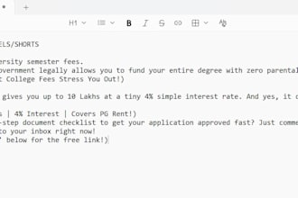 write high retention short form social media video scripts