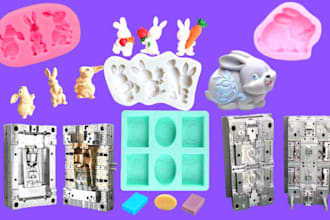 design 3d cad model custom 3d silicone mold for resin cookie chocolate soap mold
