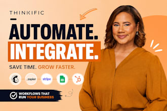 setup thinkific automation and integrations for your online course