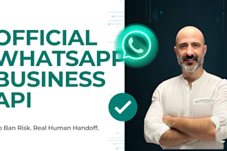 build a whatsapp business api bot with handoff