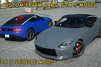 create custom fivem cars gta 5 vehicle mods and convert gta car packs game asset