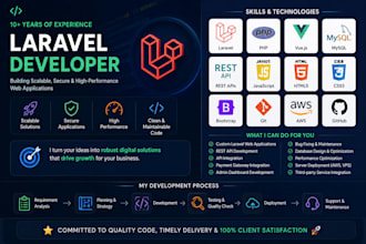 build a laravel web application