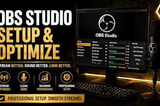 setup and optimize obs studio for professional streaming
