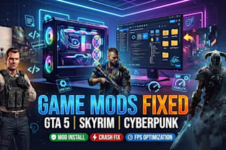 create install fix optimize gta 5 skyrim fallout 4 cyberpunk 2077 mods nd errors