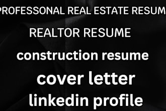 craft real estate resume realtor resume construction resume and cover letter