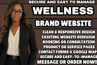 wellness website health coach website, wellness brand website, nutrition website