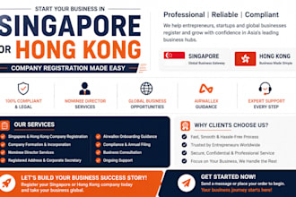 register a hong kong or singapore company with nominee and airwallex