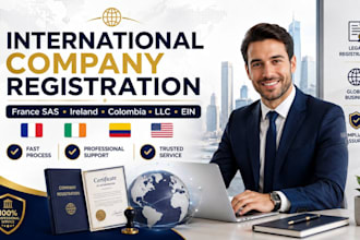register france SAS colombia ireland company llc and ein