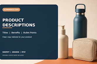 write SEO shopify product descriptions
