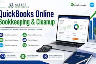 do accounting setup and cleanup bookkeeping using quickbooks online and xero