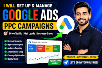 set up and manage google ads campaigns