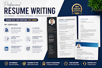 write a professional ats friendly resume, CV, cover letter