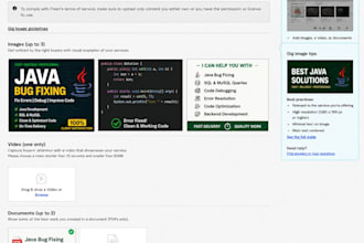 fix java bugs, develop java applications, and write sql queries