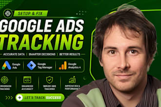 set up or fix ga4, google ads tracking, and meta facebook pixel capi via GTM