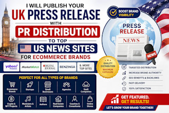 uk press release pr distribution press release top US news sites ecommerce brand