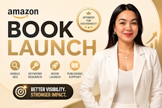 amazon book launch kindle, amazon ebook SEO  keyword research publishing