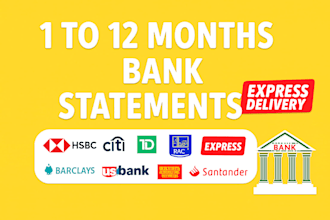 reconcile bank statement PDF to editable format