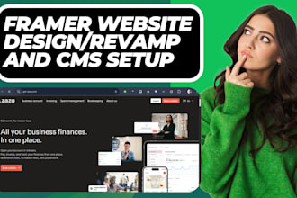 design revamp multipage framer website wix to framer migration full cms setup