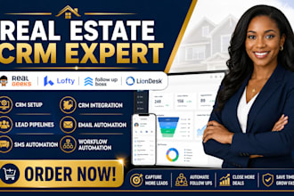 integrate real geeks lofty crm follow up boss liondesk real estate crm setup