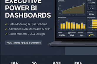 build custom power bi dashboard and dax measures