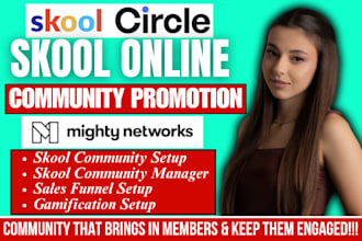 do skool community promotion to increase members credit repair community manager