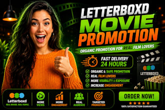 promote your letterboxd movie organically for real film lovers and visibility